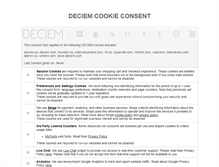 Tablet Screenshot of deciem.com